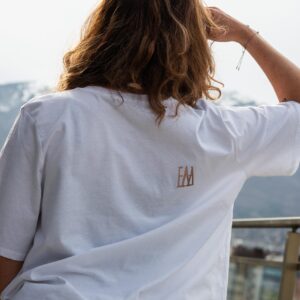 T-Shirt FOODIE White & Rose Gold