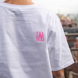 T-Shirt DIVAK White & Pink Glitter