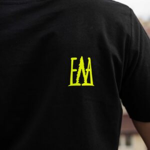 T-Shirt BURYA Black & Yellow Rubber